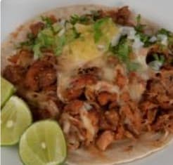 Taco al Pastor con Queso*