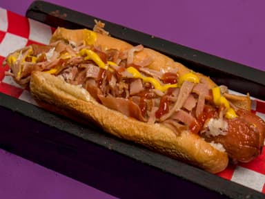 HotDog Con Salchicha Jumbo De Pavo