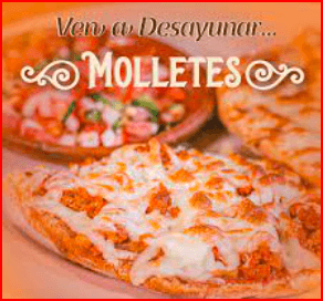 Molletes con Chorizo