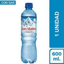 Agua  Mateo con Gas 600 ml