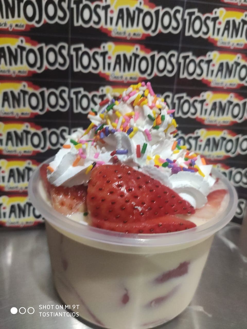 Fresas con Crema Medio Litro 100% Naturales ✓