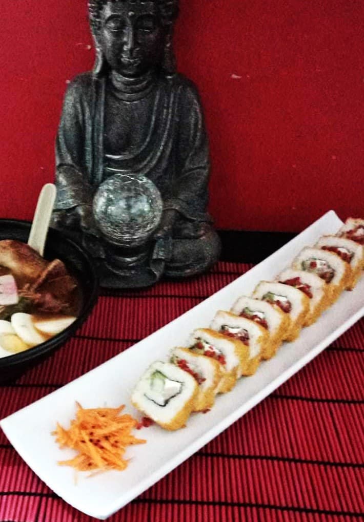 Sushi Frito de Pollo Teriyaki