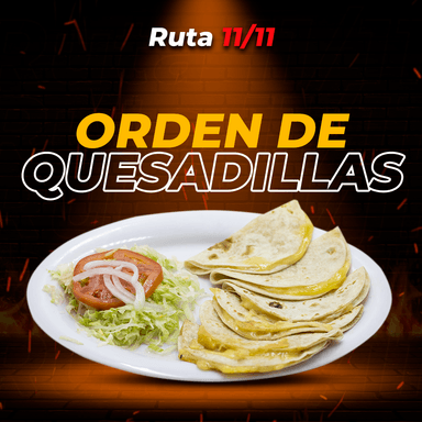 Quesadillas orden c/6