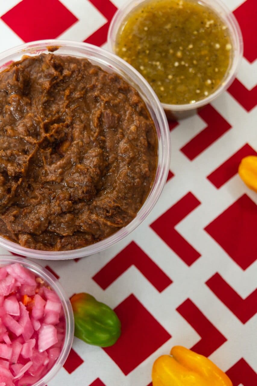 Medio Kilo de Frijoles Negros Refritos