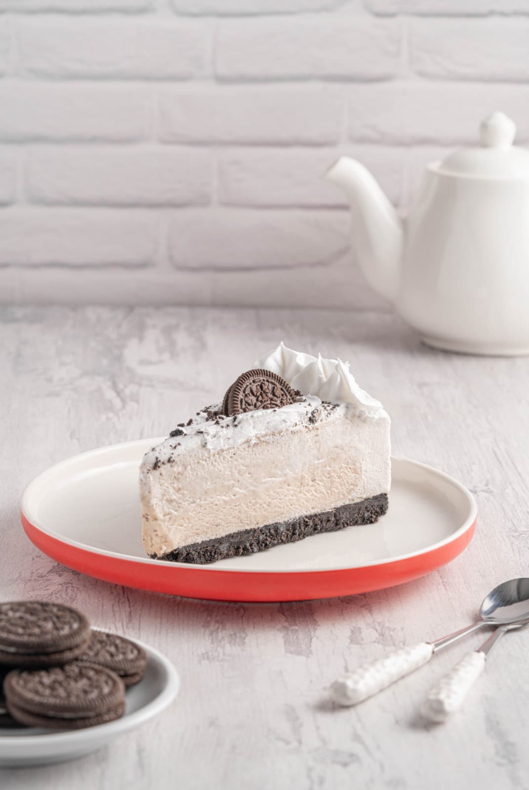 Porción de Cheesecake de Oreo