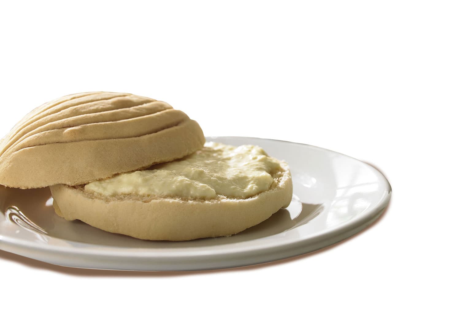 Concha de Vainilla con Nata
