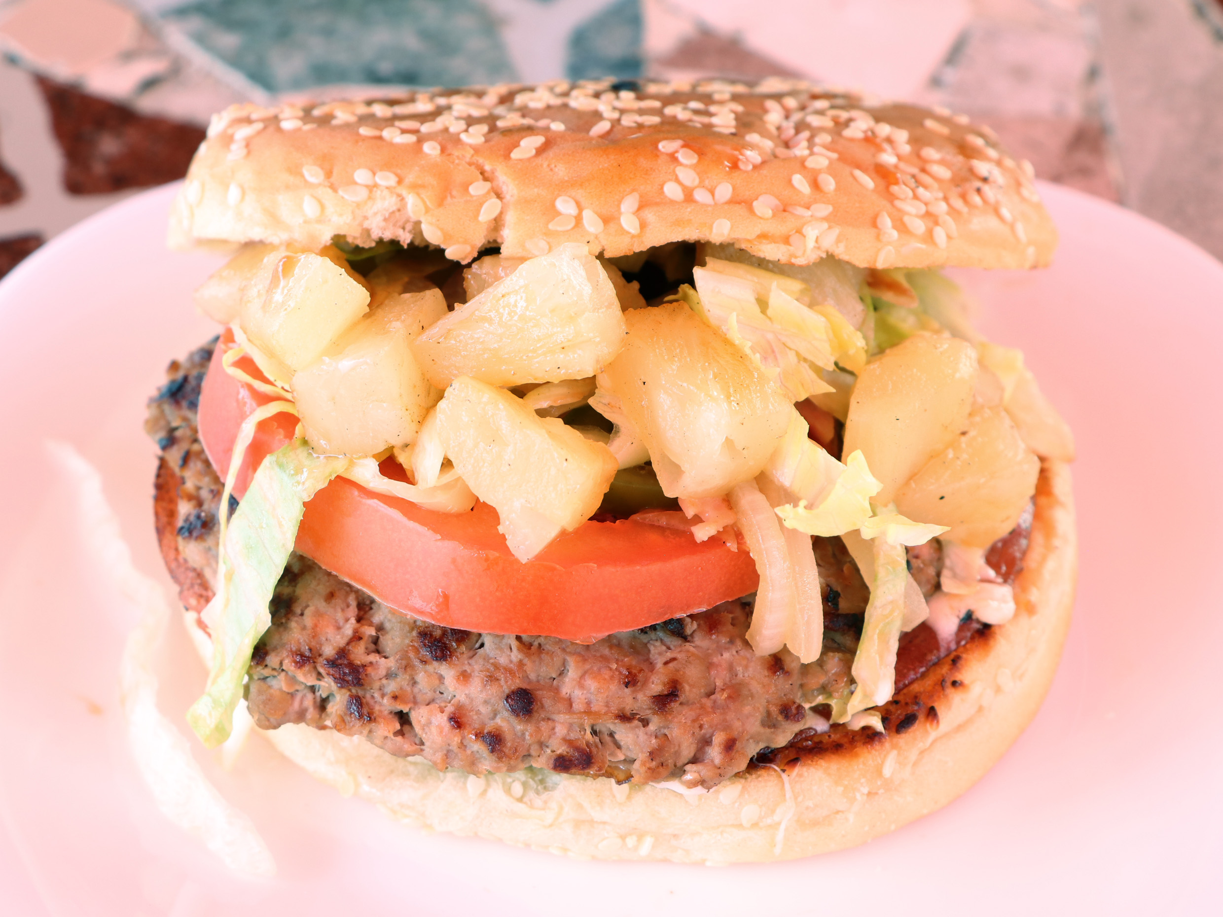 Hamburguesa Hawaiana