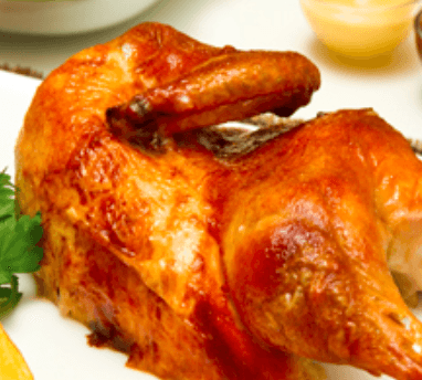 1/2 Pollo Frito con Papa