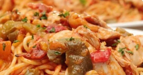 Espagueti con Carne