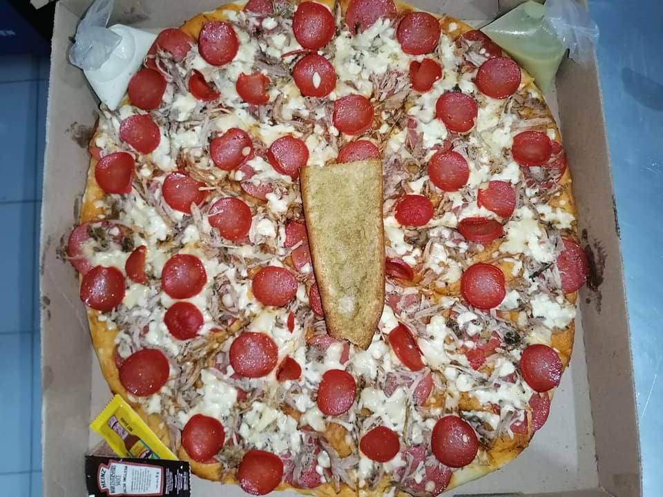 Pizza de Pierna con Pimiento