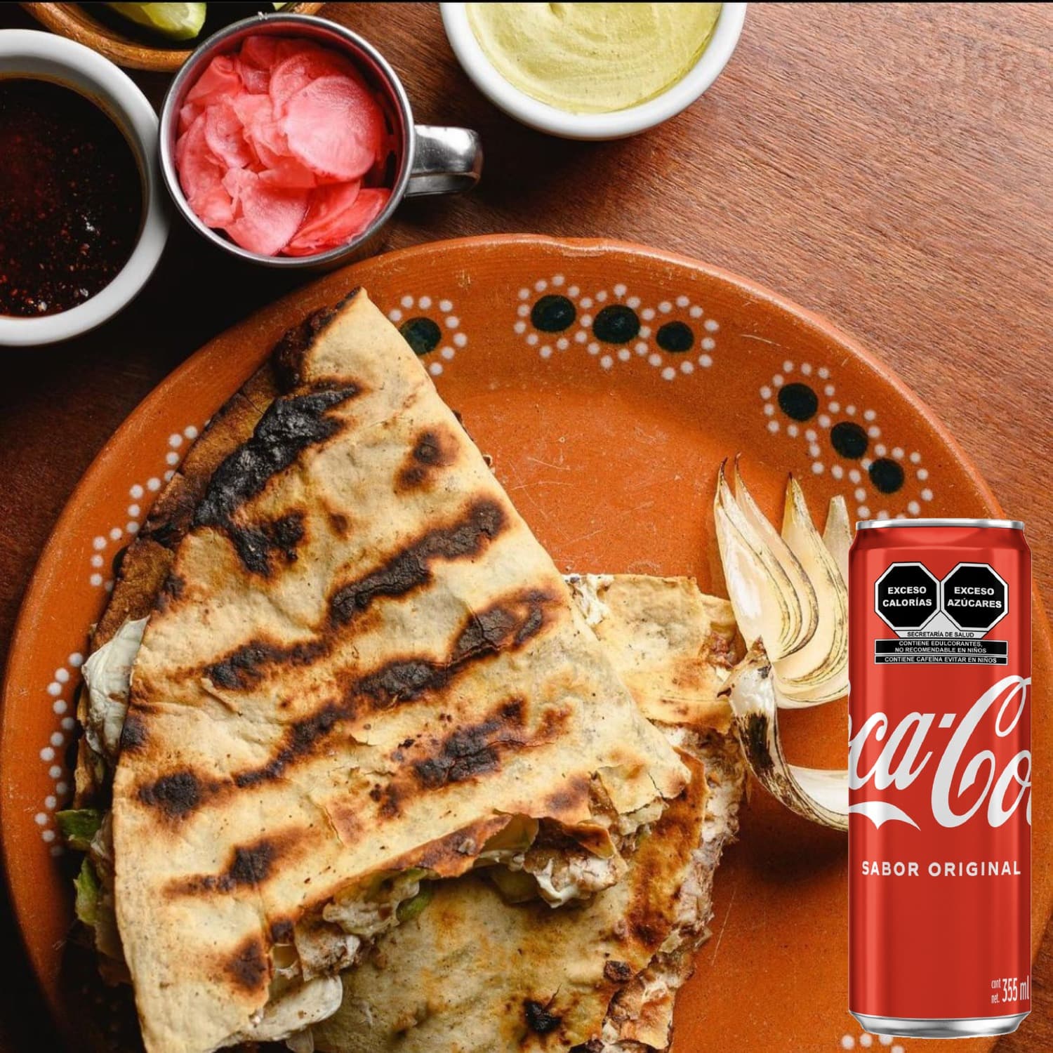 Combo Tlayuda + Elote + Coca