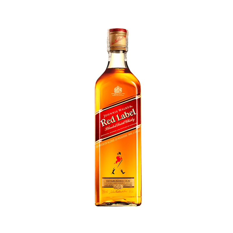 Botella Etiqueta Roja + Mezcladores