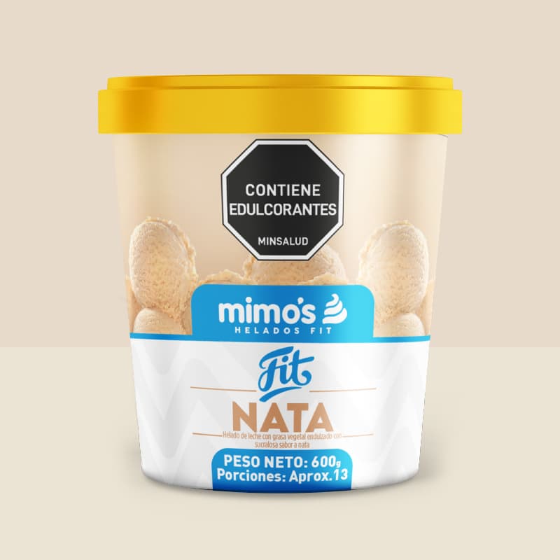 Litro Helado Light Nata
