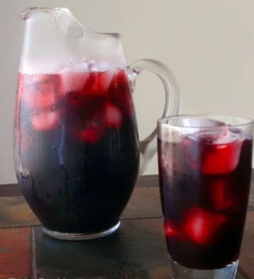 Agua de sabor del dia