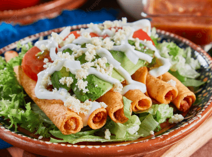 Orden de (4) Tacos Dorados 😱