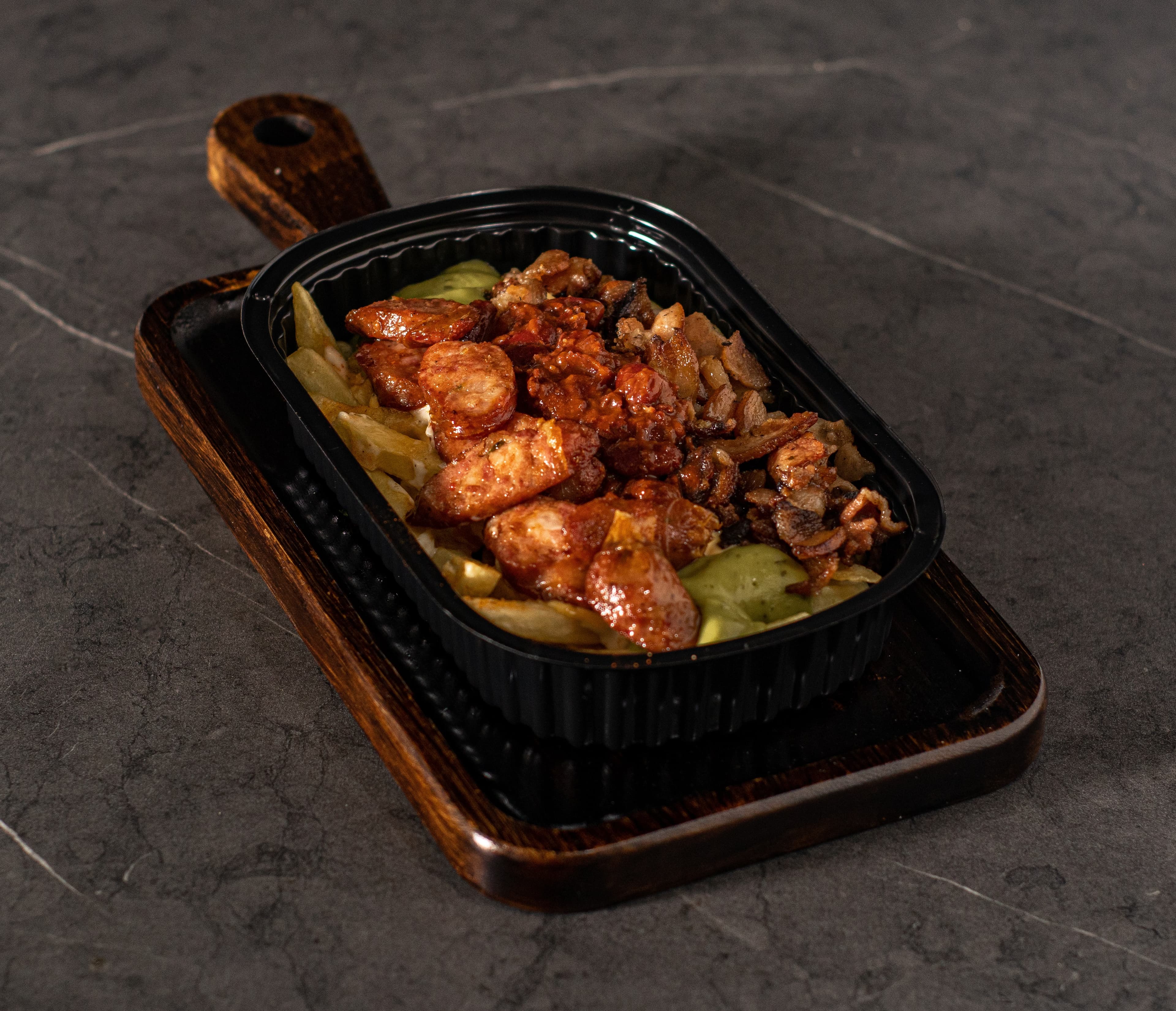 Papamix  con Chorizo