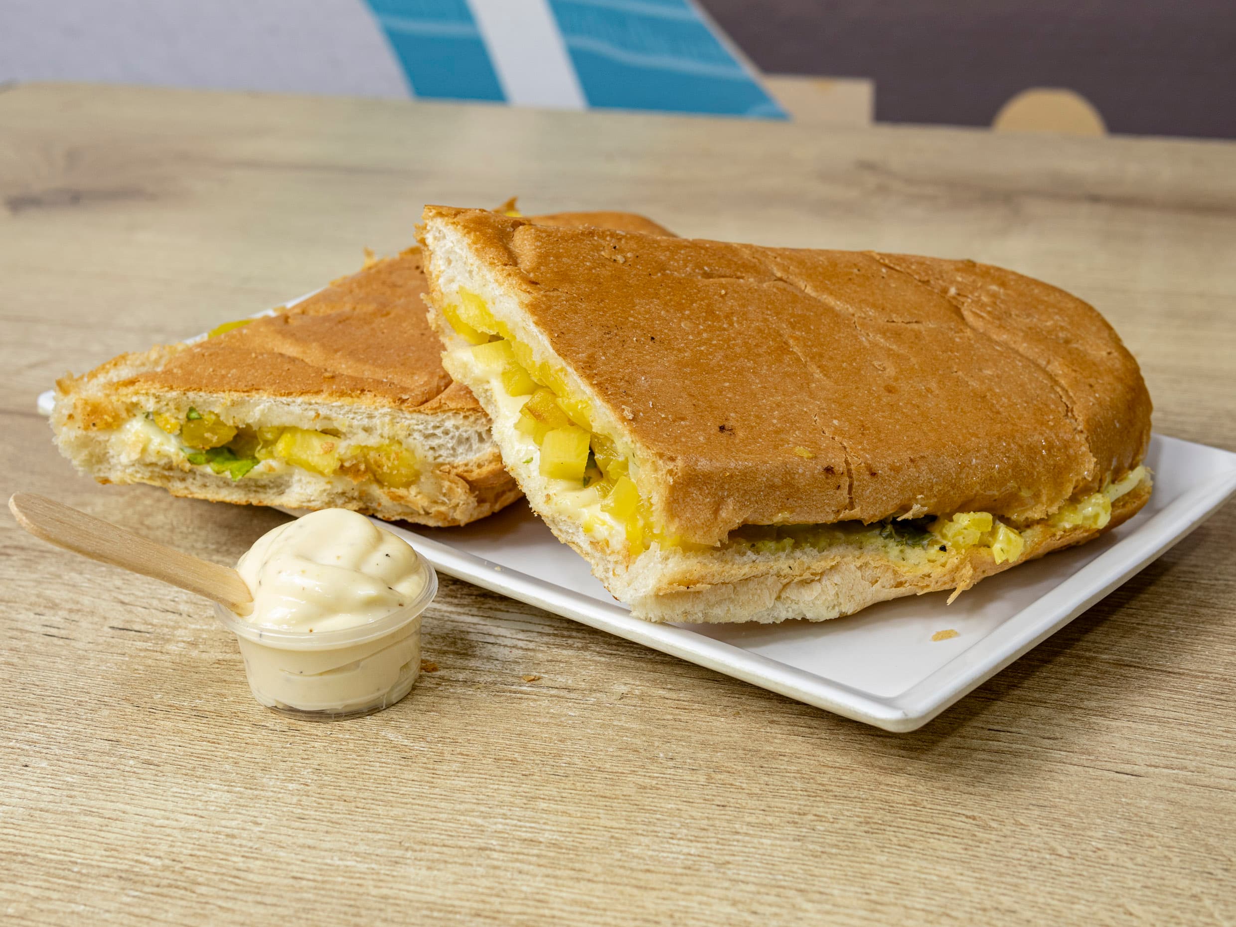 Sándwich Q Bano Hawaiano