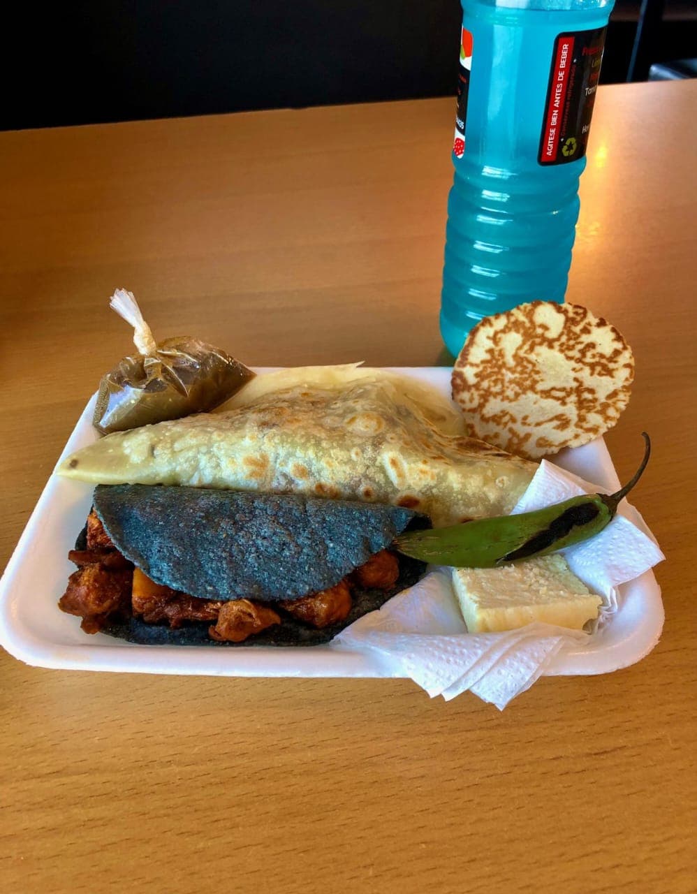 Taco de Chicharron Salsa Verde