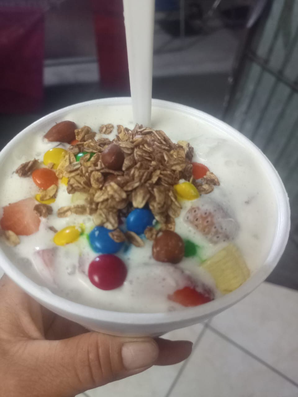 Fresas con crema
