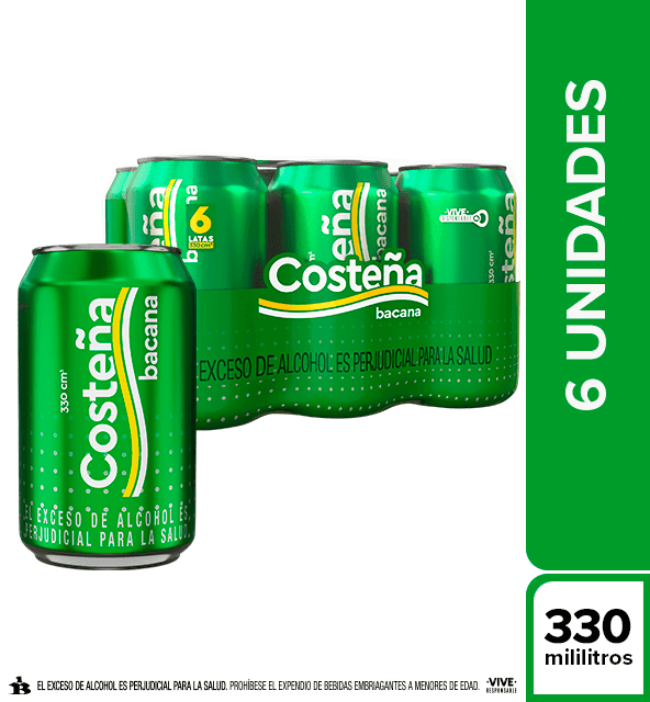 Six Pack Costeña 330ml