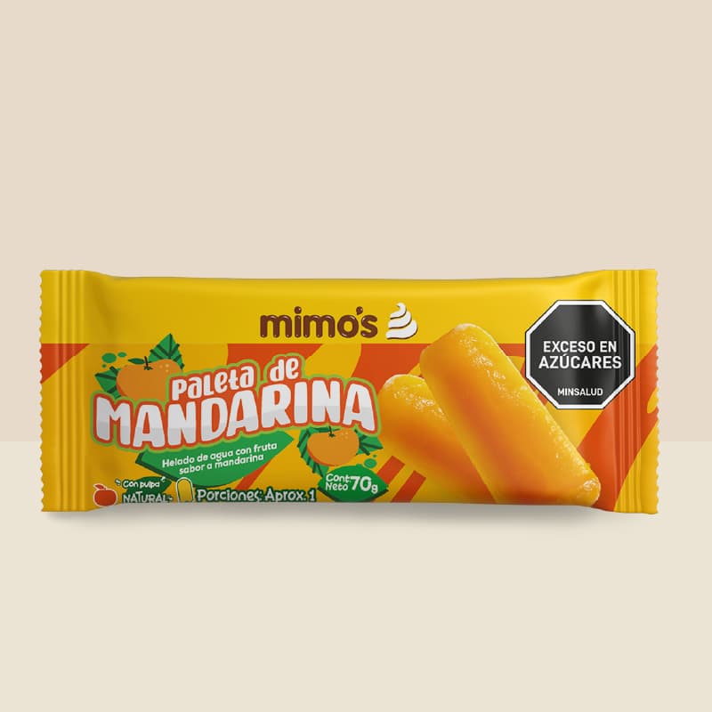 Paleta fruta Mandarina