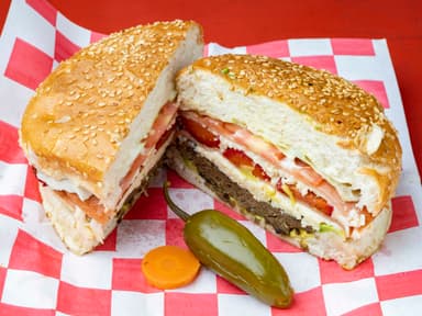 Hamburguesa con Salchicha