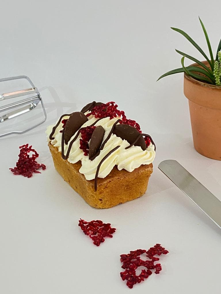 Minicake naranja amapola