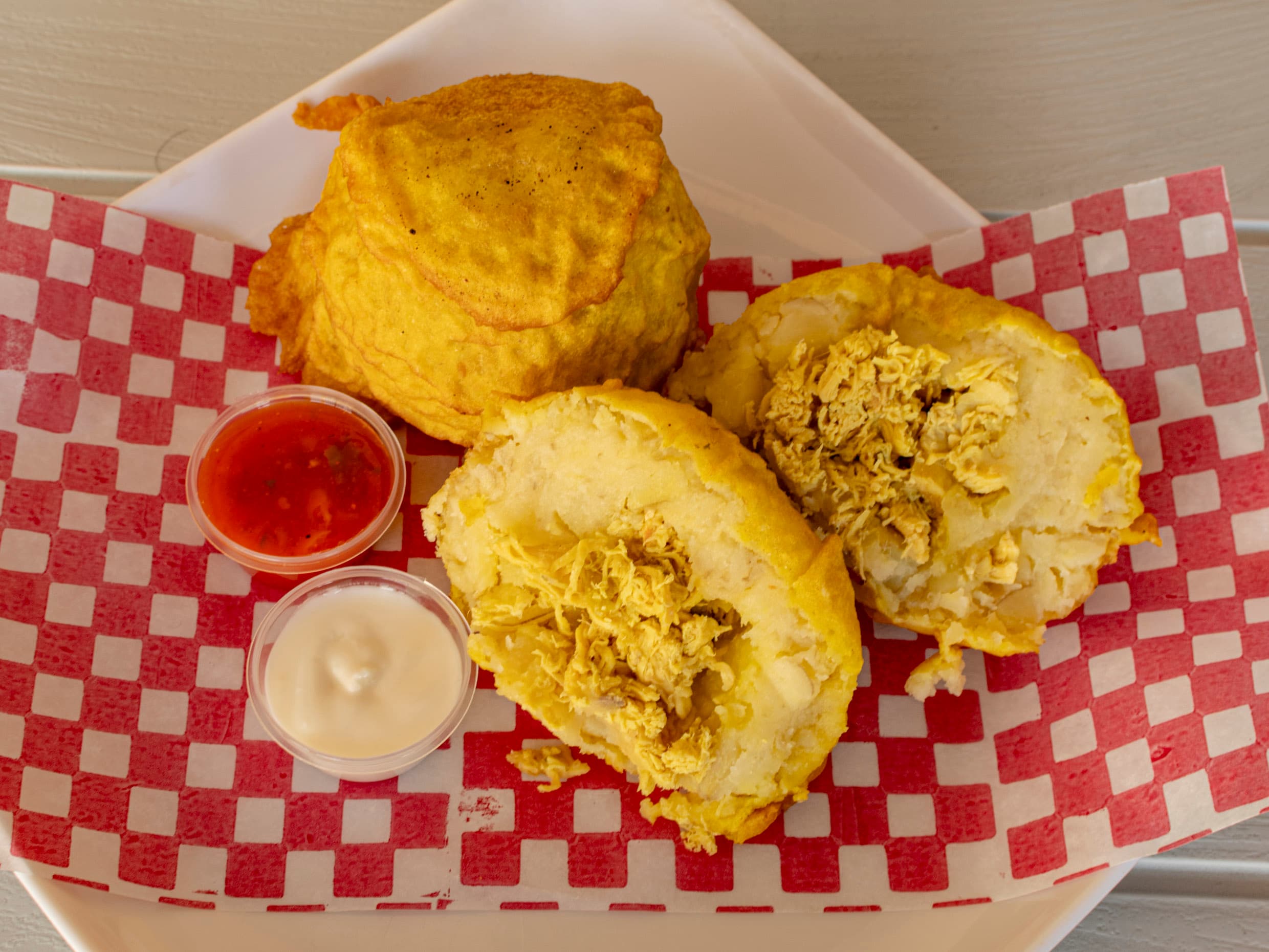 Papa Rellena con Pollo