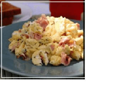 Huevos con jamón