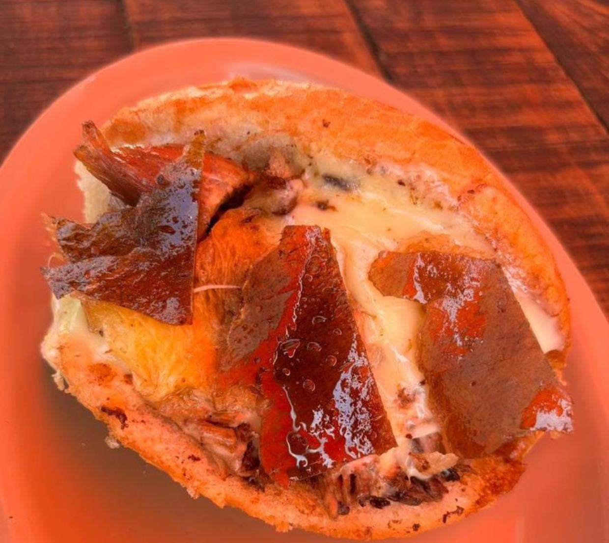 Marranita con Queso Lechón (Torta de lechón)