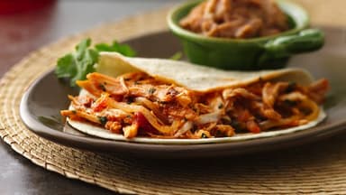 Taco con Pollo BBQ