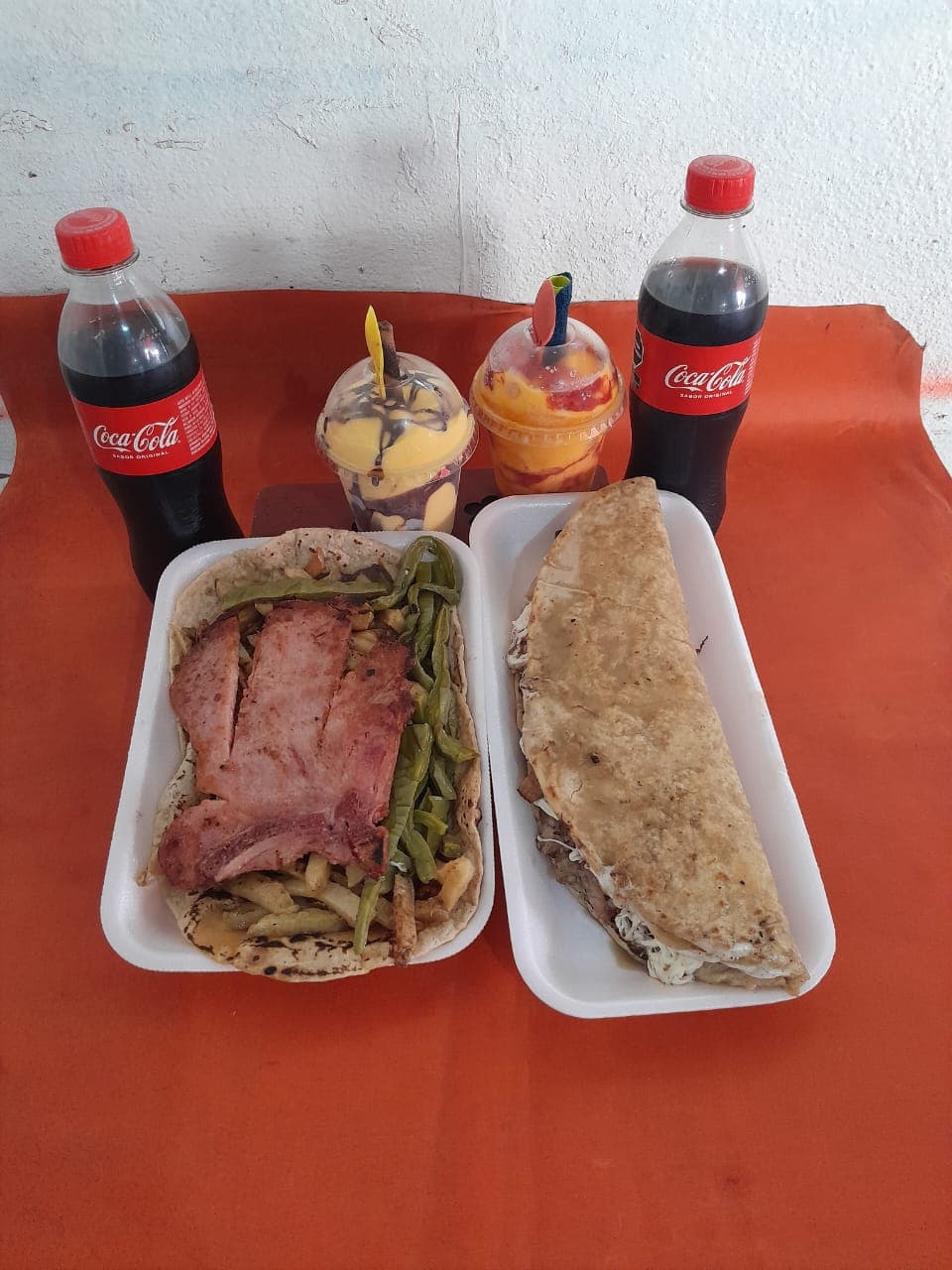 COMBO DE CHULETA+QUESADILLA+REFRESCO+CHAMOYADA DIS