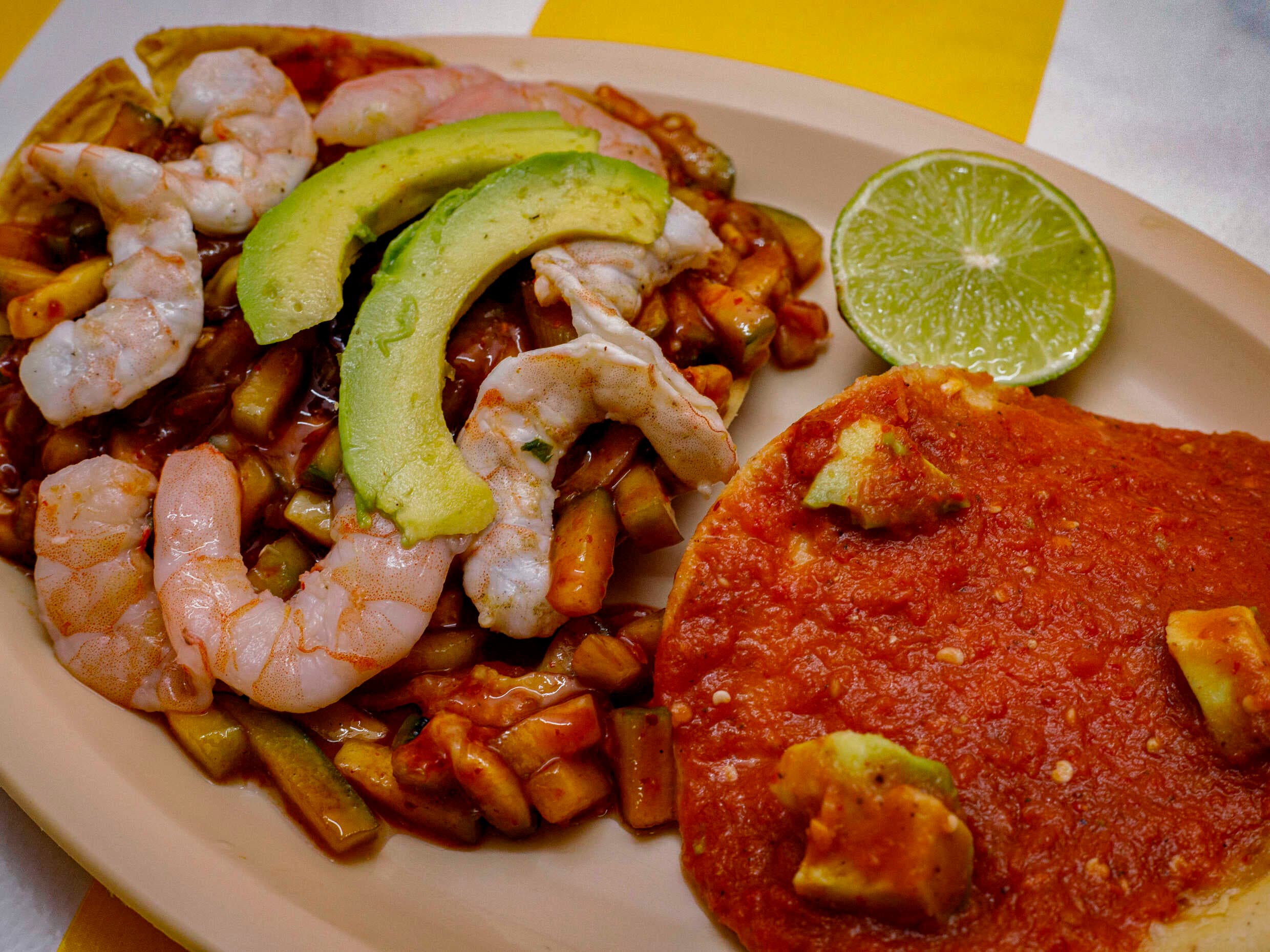 Tostada de Camarón
