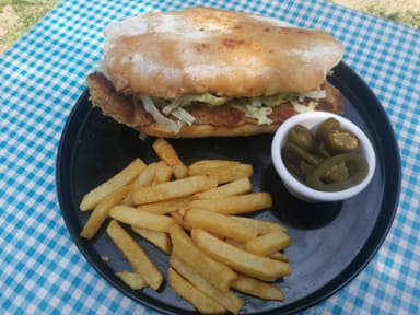 Torta de milanesa de Res