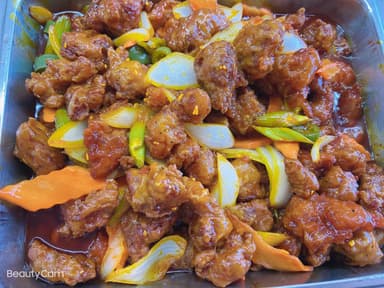 1/2 litro de pollo a la naranja