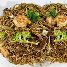 Chop Suey Seco con Camarones