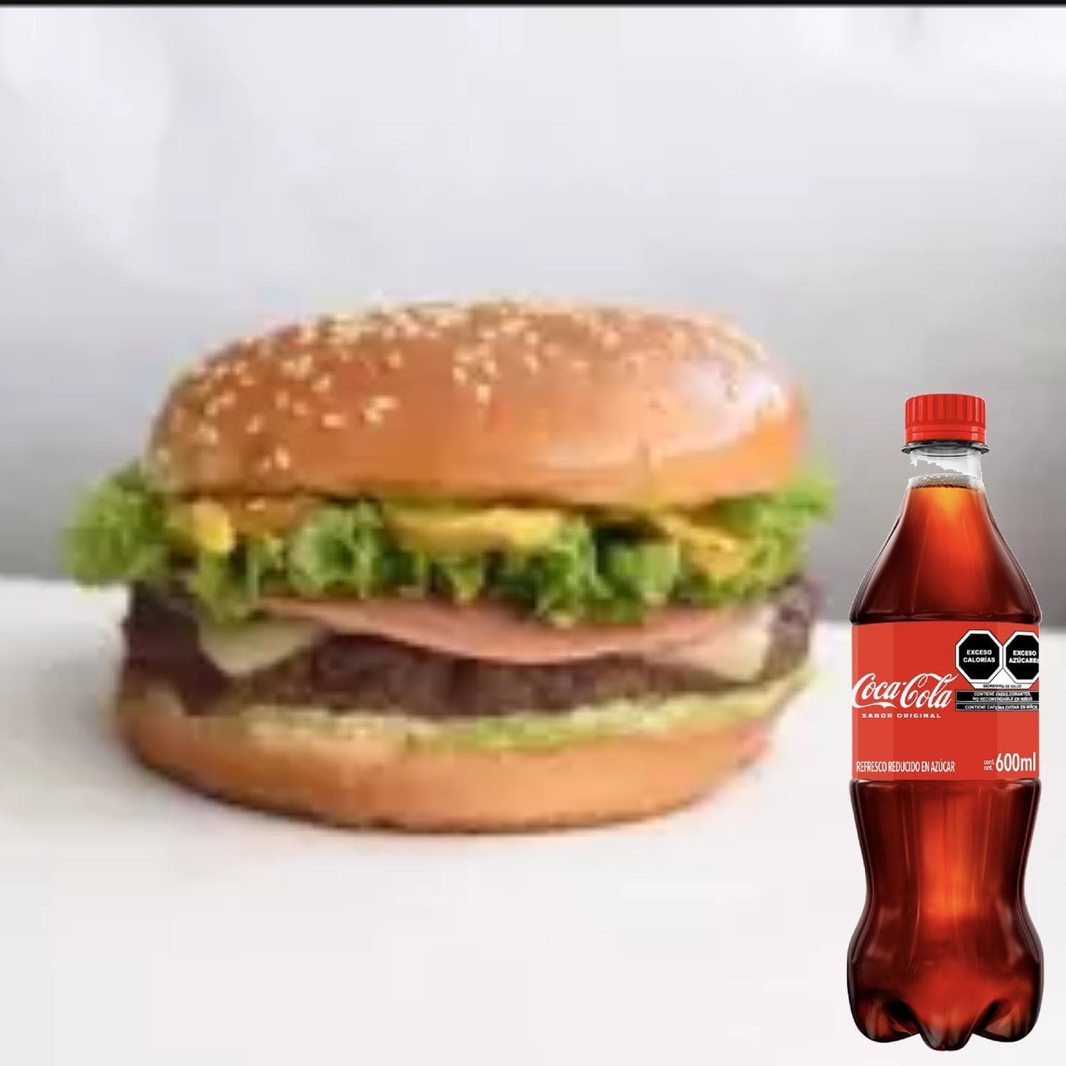 Combo Hamburguesa Especial + Coca Cola 600 mls