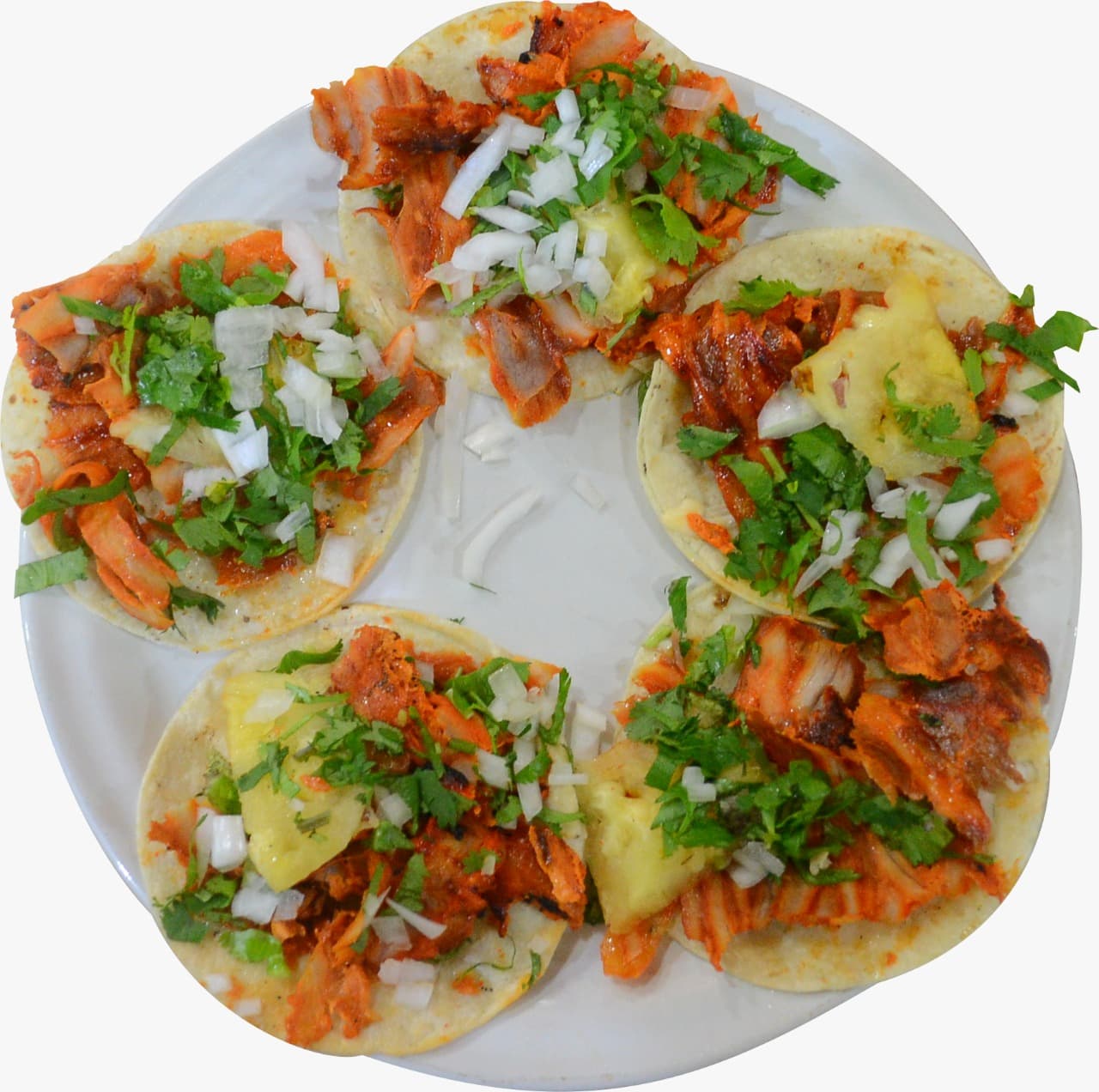 5 tacos al pastor