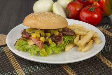 Hamburguesa Hawaiana