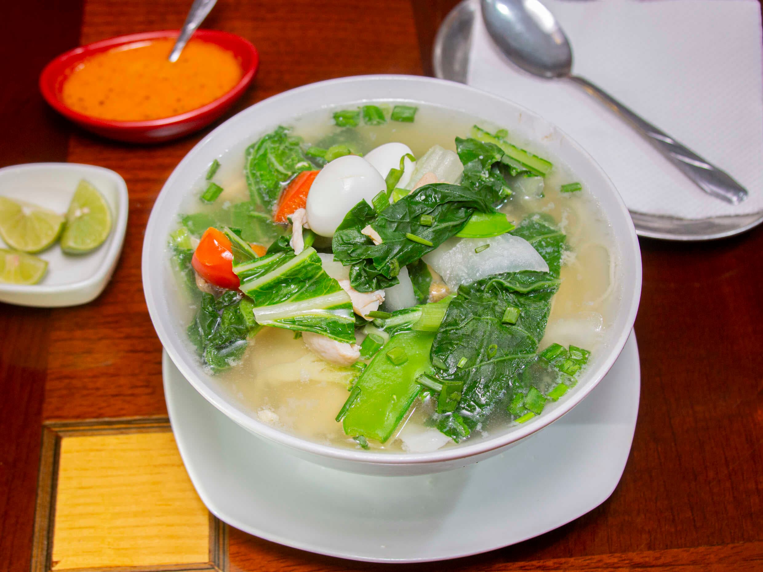 Sopa Wantán de Menú