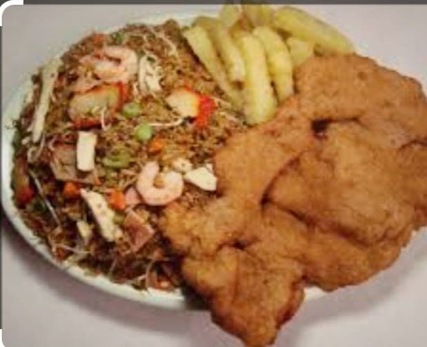 Combo Arroz Chino 3 Personas + Chuleta + Papas