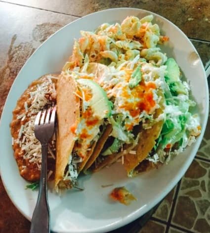 Orden de Tacos Dorados