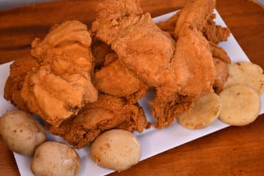 Medio Pollo Apanado