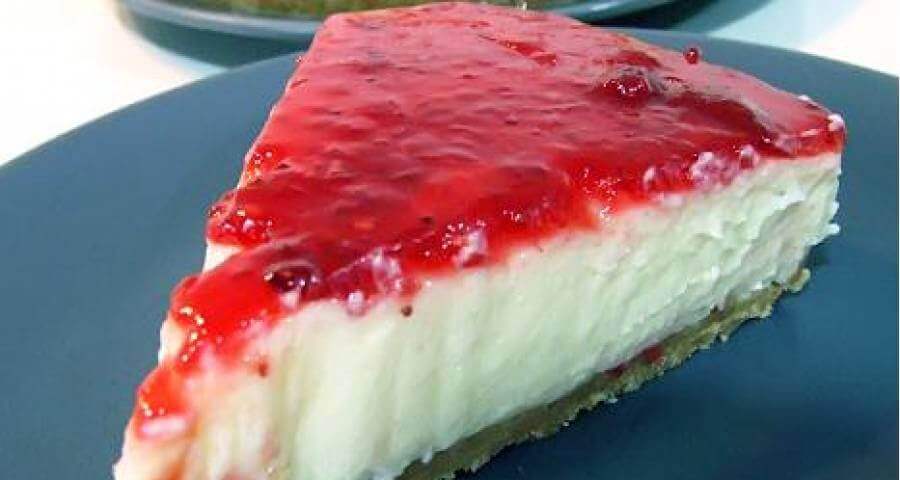 Pay de Queso con Frambuesa