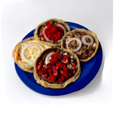 Picaditas con carne a elegir