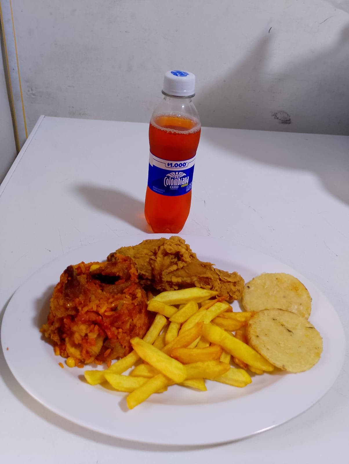 Arroz Paisa Personal+1 Presa De Pollo +Gaseosa 250