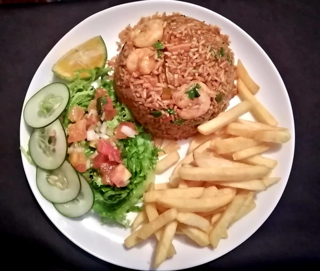 Arroz con Camarones