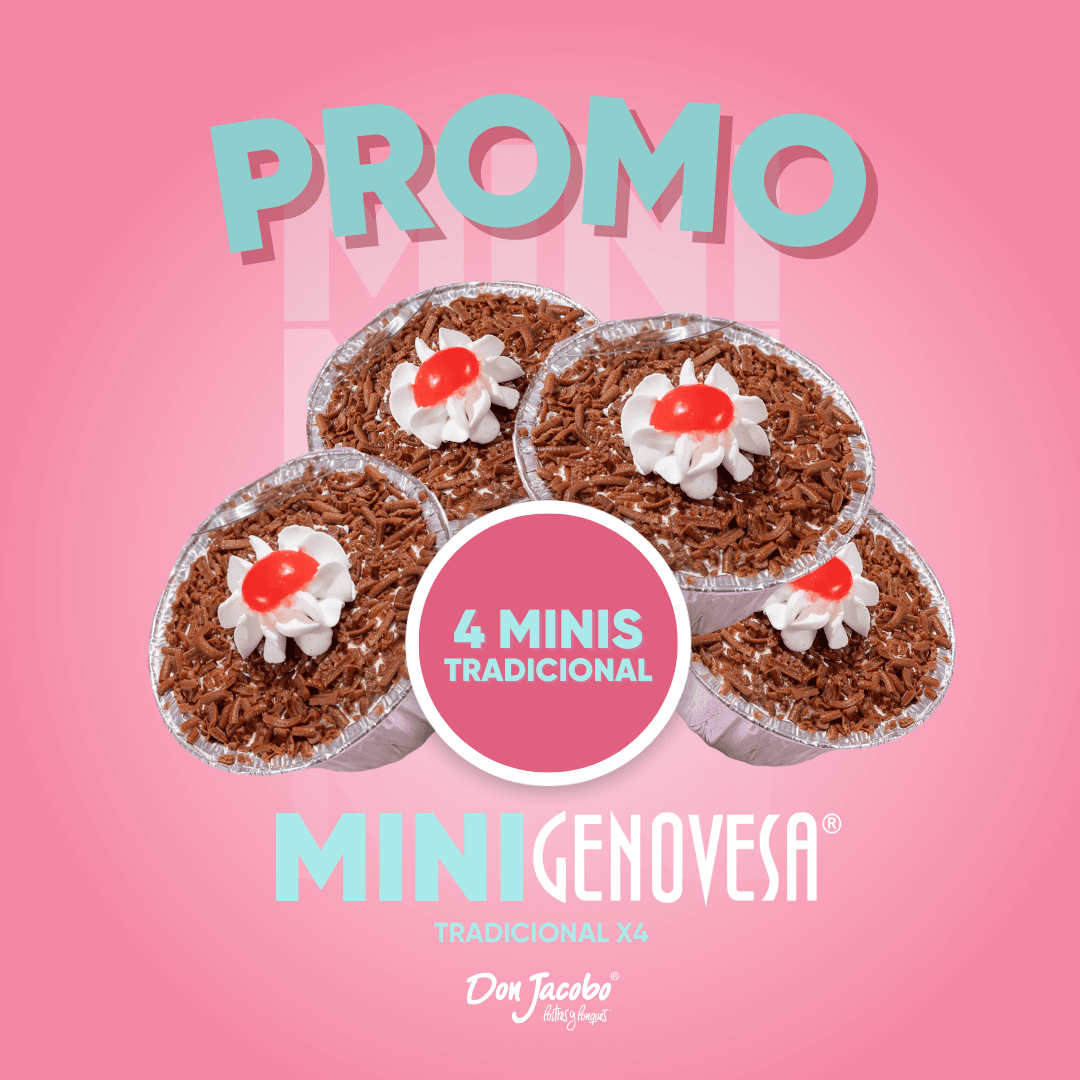 Mini Genovesa Tradicional x4