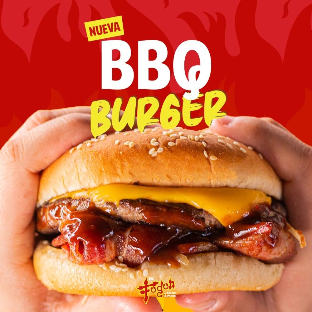 Hamburguesa Tocino BBQ.