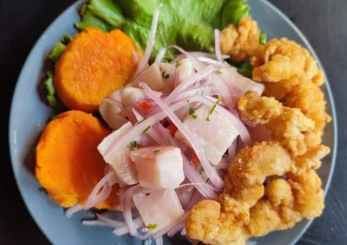 Dúo de Ceviche + Chicharrón de Pota